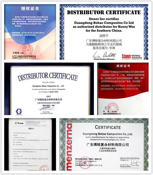 广东博皓获得的授权证书