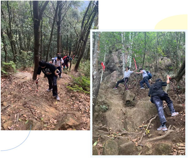 博行天下俱乐部走进从化十登的第二峰-鸡枕山     -5