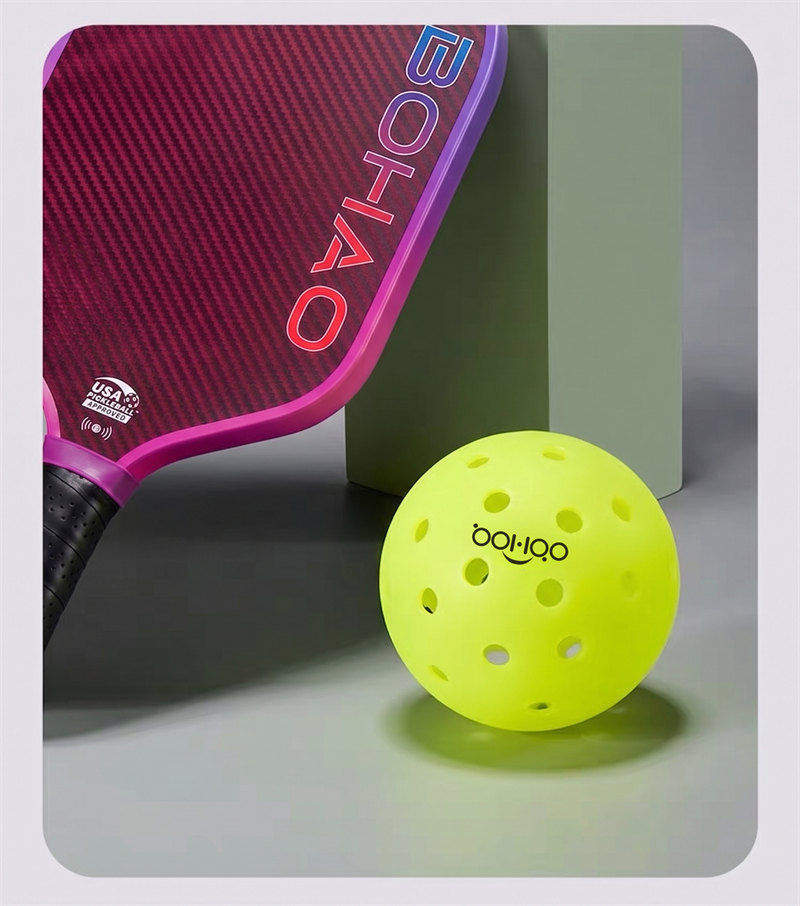 Bohao博皓R40专业匹克球 40孔滚塑一体成型耐打抗造比赛训练用球-11