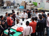 FRP喷射设备-2014年第六期广州博皓玻璃钢模具制作培训班