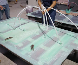 玻璃钢硅胶模具定制 新型VPI硅胶真空灌注成型工艺 硅胶真空袋压工艺模具 用于风电/船艇/化粪池/汽车零部件等