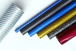 高模量耐腐蚀碳纤维圆管 彩色碳纤管多型号可定制 体育用品/智能制造/渔具配件用碳管