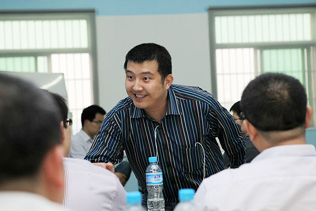 广州博皓培训过程中李经理生动形象的为广州博皓同事带来创新的思维