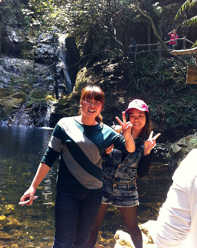 广州博皓晨会PK二等奖美女们肇庆鼎湖山一日游