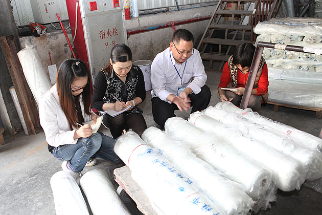 广州博皓采购部及新业务员玻璃纤维布产品知识培训