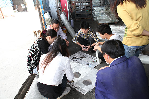 广州博皓采购部及新业务员玻璃纤维布产品知识培训