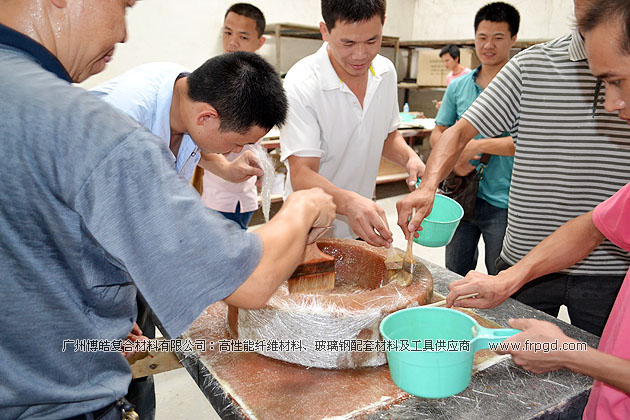 广州博皓复合材料有限公司玻璃钢模具操作培训班第二期（谭永枝主讲）