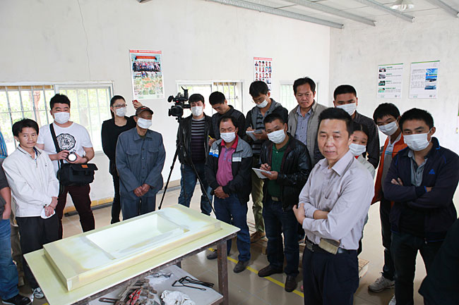 广州博皓复合材料有限公司玻璃钢模具操作培训班第3期第1天（谭永枝主讲）