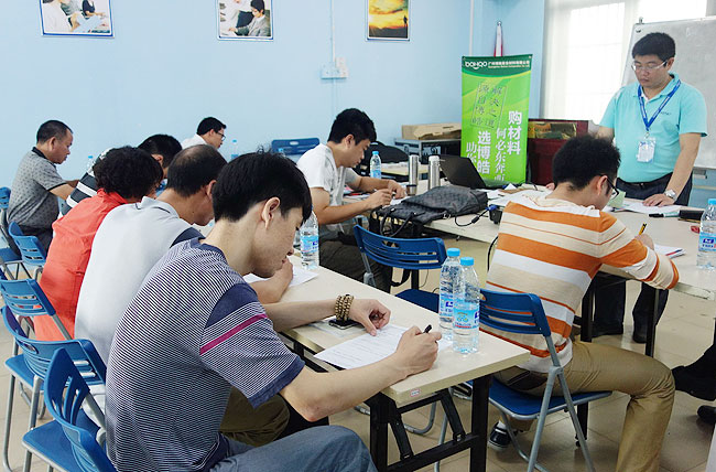 广州博皓玻璃钢模具制作培训班第五期毕业考试篇
