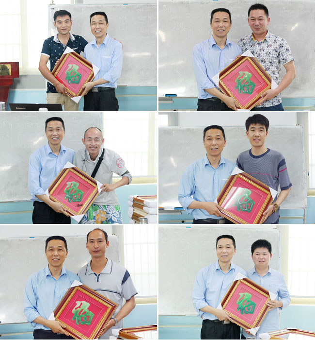 广州博皓玻璃钢模具制作培训班第五期毕业送福字篇