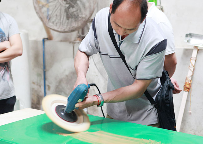 广州博皓玻璃钢模具制作培训班第五期测试演示篇