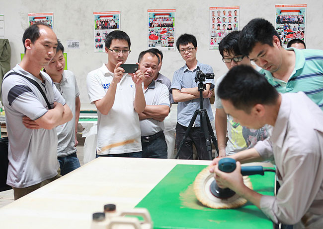 广州博皓玻璃钢模具制作培训班第五期测试演示篇