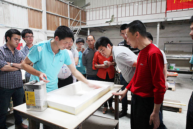 广州博皓玻璃钢模具制作培训班第五期实操篇