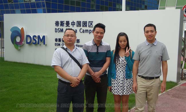 博皓同事在帝斯曼中国园区合影