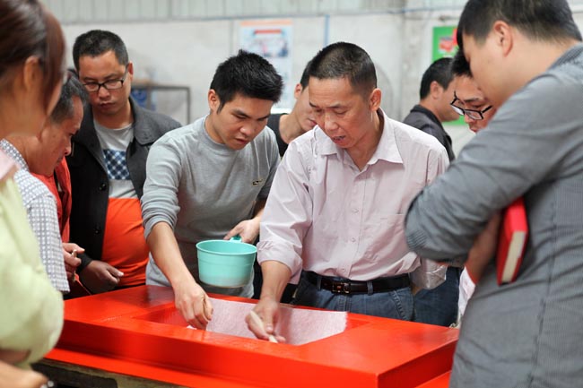 广州博皓复合材料有限公司第六期玻璃钢模具操作培训班