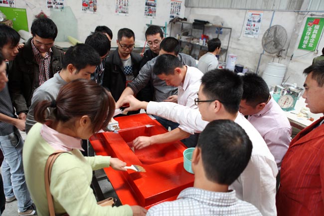 广州博皓复合材料有限公司第六期玻璃钢模具操作培训班