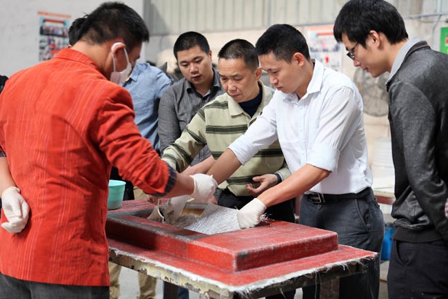 广州博皓复合材料有限公司第六期玻璃钢模具操作培训班