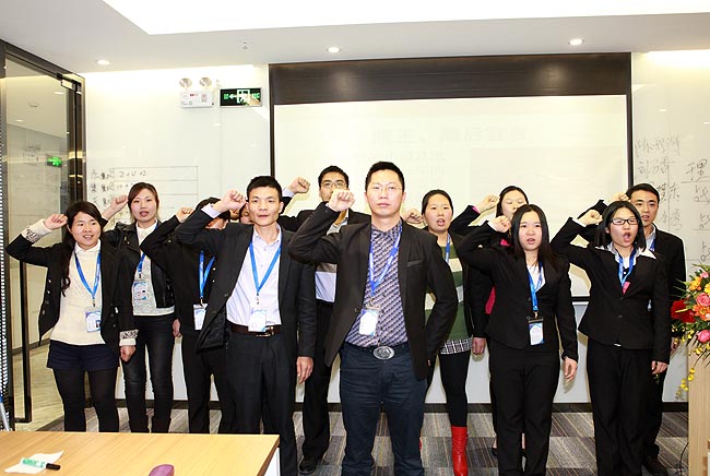 广州博皓复合材料有限公司2014年会班委换届选举（支部建在连队上）