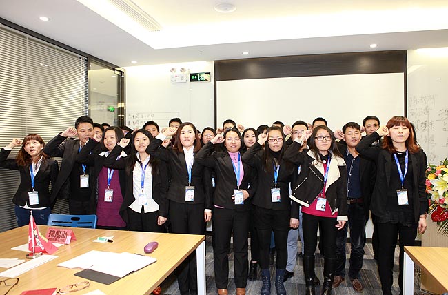 广州博皓复合材料有限公司2014年会班委换届选举（支部建在连队上）