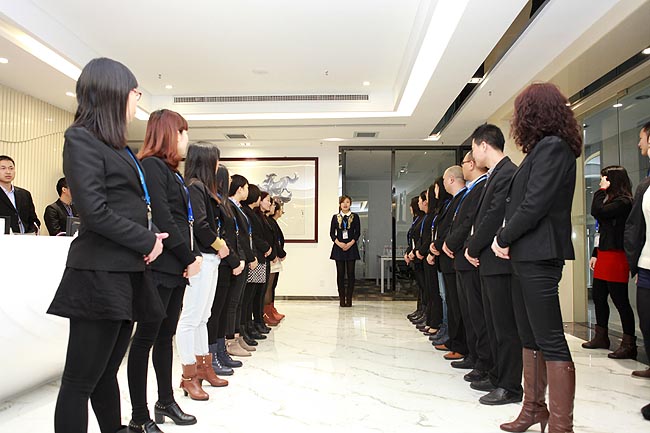 广州博皓复合材料有限公司2014年会晨会PK大赛