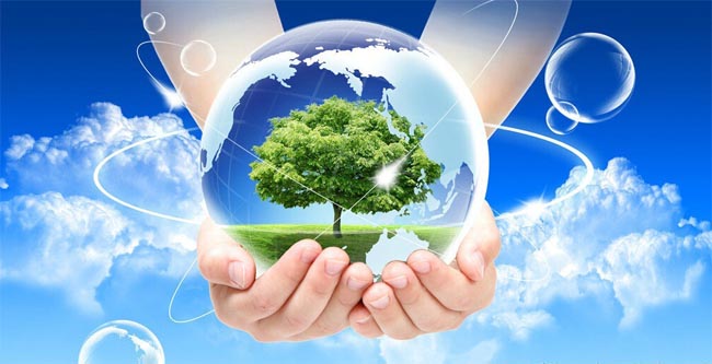 保护环境，人人有责。用我们的双手托起那独一无二的美丽星球