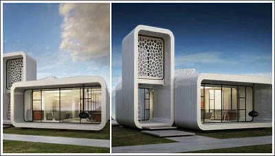 世界首个复合材料全3D打印办公楼