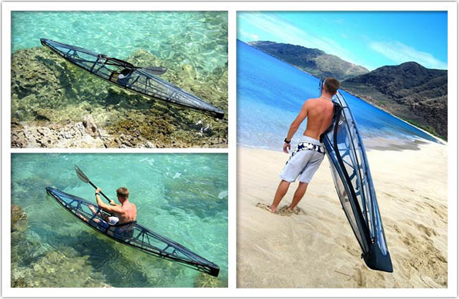 全球首款透明可折叠划艇 Napali