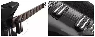 纤维复合材料制成 用iPhone弹奏的智能电吉他