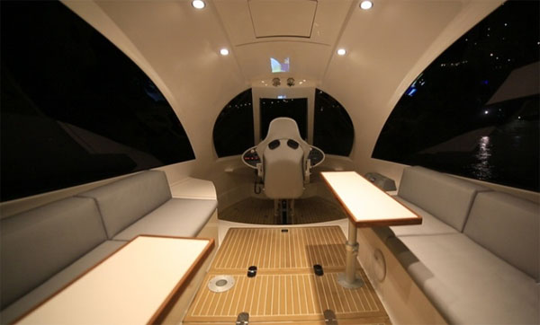 碳纤维胶囊游艇内饰