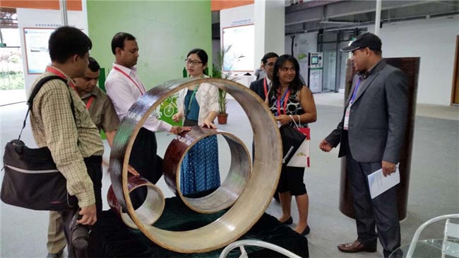 竹基复合材料管道