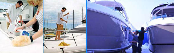 游艇的清洗