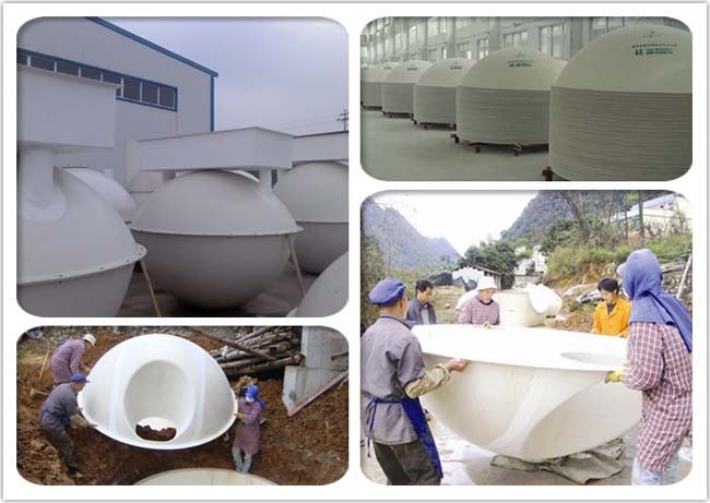 模压玻璃钢沼气池具有独特优越性