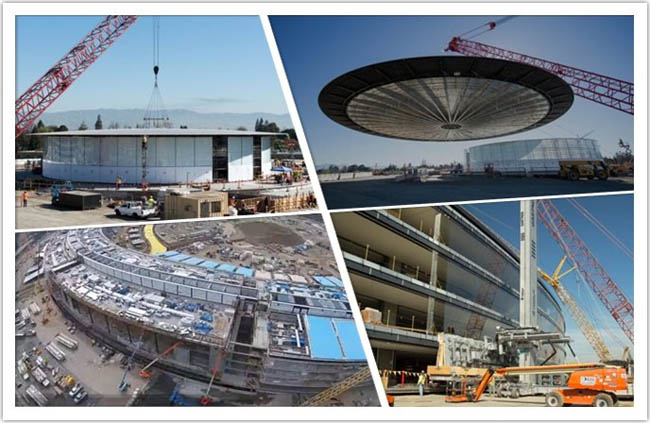 史上最大复合材料屋顶&mdash;&mdash;苹果&ldquo;太空船&rdquo;新园区剧院