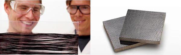 Innventia和Swerea SICOMP合作开发的木质素基碳纤维及1.8 g编织碳纤维复合材料层压板