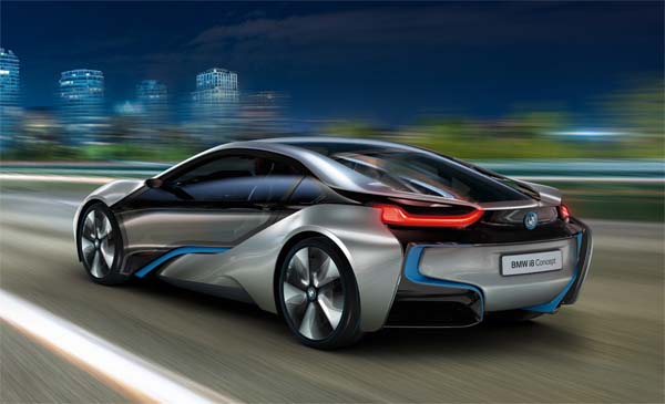 宝马i8碳纤维电动汽车