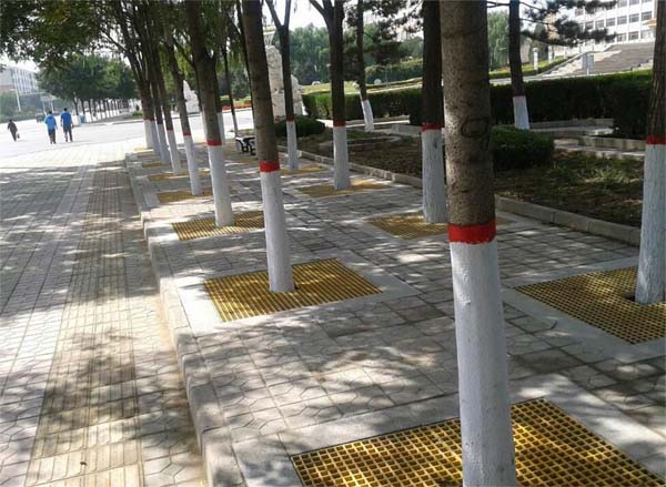 玻璃钢格栅在城市绿化建设中异彩纷呈