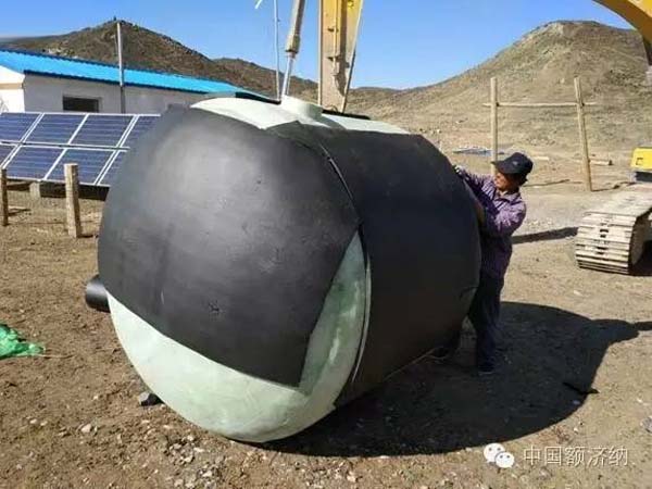 安全耐用！玻璃钢水窖解决了马鬃山牧民的饮水难题